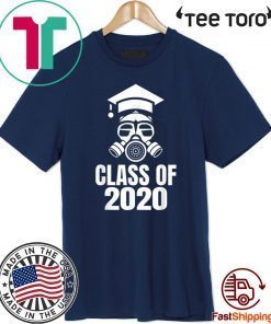 Class of 2020 Quarantine Seniors Gas Mask Official T-Shirt