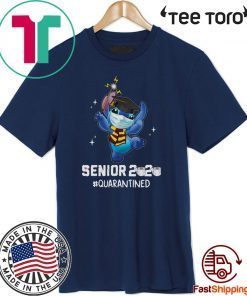 Cute Stitch Disney Shirt Seniors 2020 Quarantined T-Shirt #Quarantined Graduation Shirt