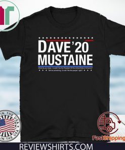 OFFICIAL DAVE MUSTAINE 2020 T-SHIRT