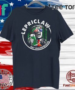 Donald Trump Lover Gifts Drinking Lepriclaw Get Shamrocked St Paddy Shirt