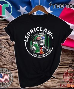 Donald Trump Lover Gifts Drinking Lepriclaw Get Shamrocked St Paddy Shirt