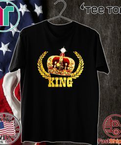 King Birthday Prince Crown Luxury Golden Gold T-Shirt