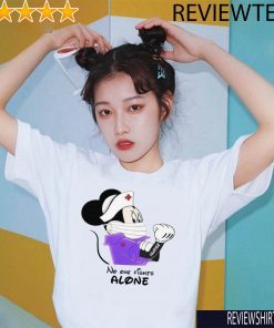 MICKEY - MINNIE MOUSE NURSE NO ONE FIGHTS ALONE SHIRT - LIMITED EDITION