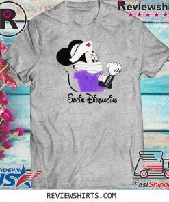 MICKEY - MINNIE MOUSE NURSE NO ONE FIGHTS ALONE 2020 T-SHIRT