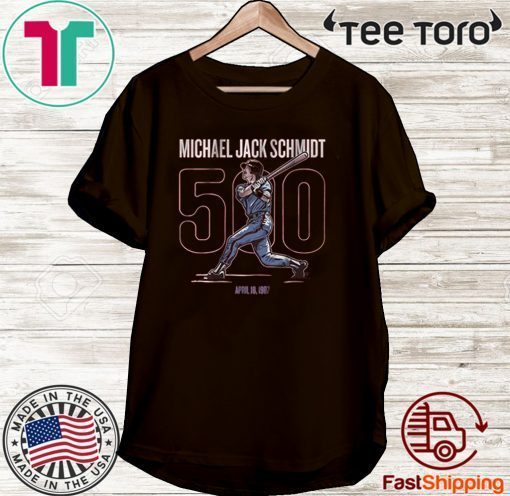 Michael Jack Schmidt 500 Tee Shirt Philadelphia