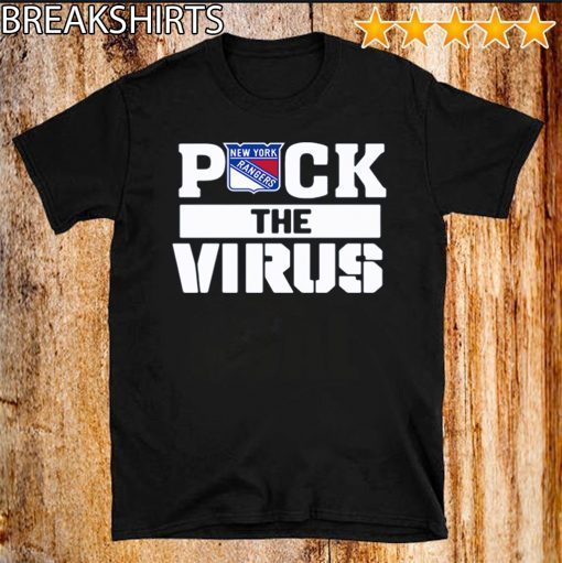 NEW YORK RANGERS PUCK THE VIRUS T SHIRT