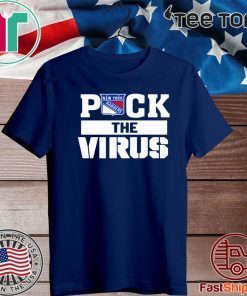 NEW YORK RANGERS PUCK THE VIRUS T SHIRT