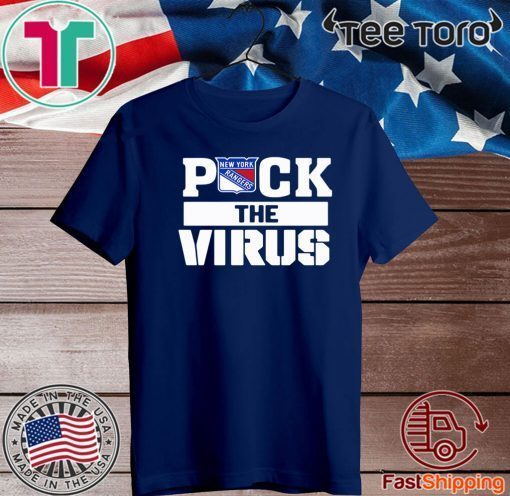 NEW YORK RANGERS PUCK THE VIRUS T SHIRT