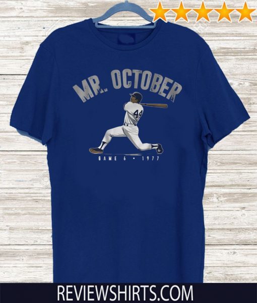 Reggie Jackson Mr. October Shirt New York