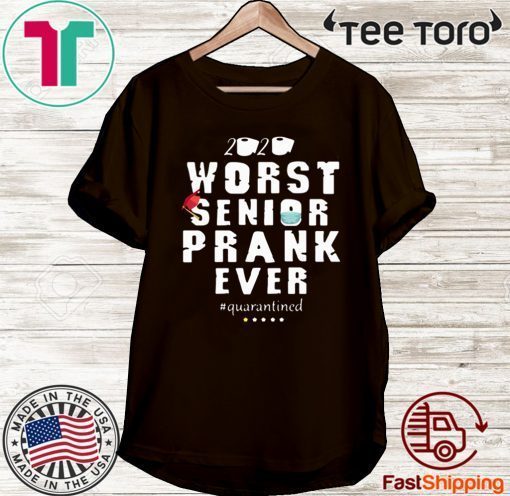 Osborna Arrt Worst Senior Prank Ever 2020 Quarantined Tee Shirt