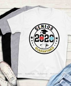 Senior 2020 Tee Shirts - Quarantined 2020 Class Graduation Toilet Paper T-Shirt #Quarantined Senior 2020 Shirt