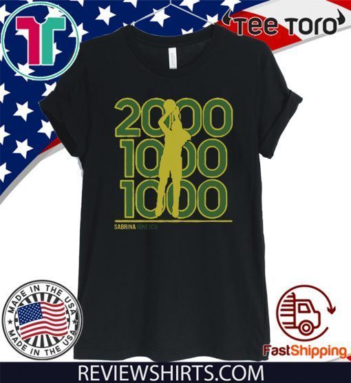 Sabrina Ionescu 2,000-1,000-1,000 Club T Shirt