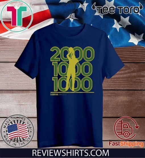 Sabrina Ionescu 2,000-1,000-1,000 Club T Shirt