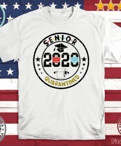 Senior 2020 , Quarantined 2020 Class Graduation Shirt - Toilet Paper Quarantined T-Shirt