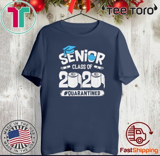 Seniors Class Of 2020 Quarantined Shirt - Seniors Graduation 2020 Official T-Shirt