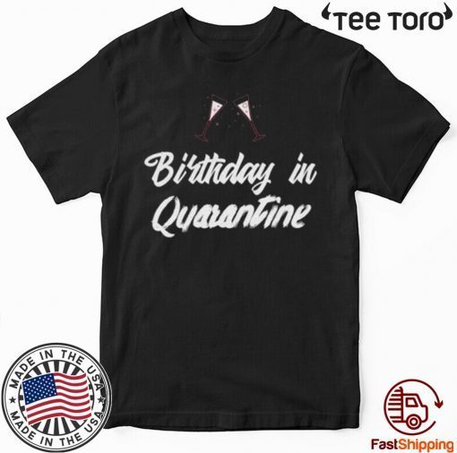 Birthday in Quarantine, Quarantine and Chill, Quarantine Birthday Shirt, Social Distancing Birthday Tshirt