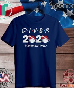 Social Distancing For Scuba Shirt - Diving Lovers Diver 2020 Quarantined Funny 2020 T-Shirt