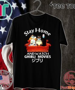 Stay Home And Watch Ghibli Movies Tee Shirts