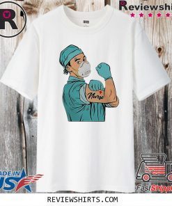 Strong Doctor Mask Tattoos Nurse For T-Shirt