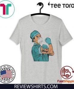 Strong Doctor Mask Tattoos Nurse For T-Shirt