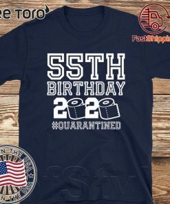 55th Birthday Shirt, Quarantine Shirt, The One Where I Was Quarantined 2020 55th Birthday T-Shirt