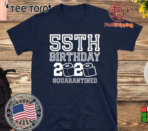 55th Birthday Shirt, Quarantine Shirt, The One Where I Was Quarantined 2020 55th Birthday T-Shirt