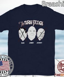 The Three Stooges Gar Jimmy Johnny Tee Shirts