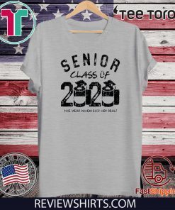 Senior Class of 2020 Quarantine Graduation Toilet Paper Official T-Shirt