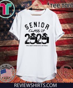 Senior Class of 2020 Quarantine Graduation Toilet Paper Official T-Shirt