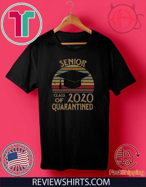 Seniors Class Of 2020 Quarantined Vintage 2020 T-Shirt