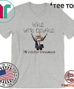 Wine with Dewine its 2 oclock somewhere chibi T-Shirt - Limited Edition