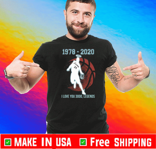 1978 2020 i love you 3000 legends For T-Shirt