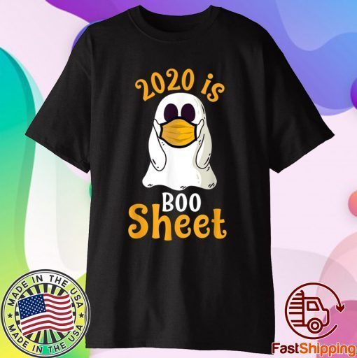 2020 Boo Sheet Ghost in Mask Halloween T-Shirt