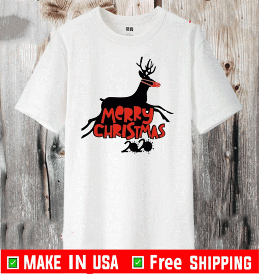2020 Merry Christmas reindeer wear a mask Shirt