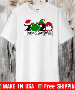 2020 mask quarantine Christmas Shirt - Toilet Paper Mery Christmas T-Shirt