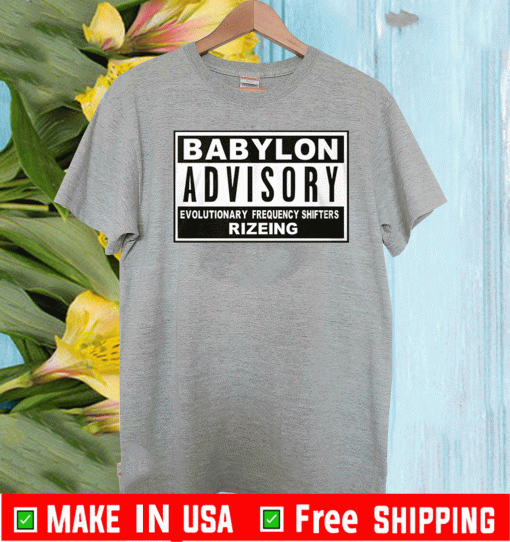 BABYLON ADVISORY EVOLUTIONARY FREQUENCY SHIFTERS SHIRT