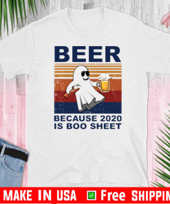 Beer because is boo sheet Vintage 2020 T-Shirt