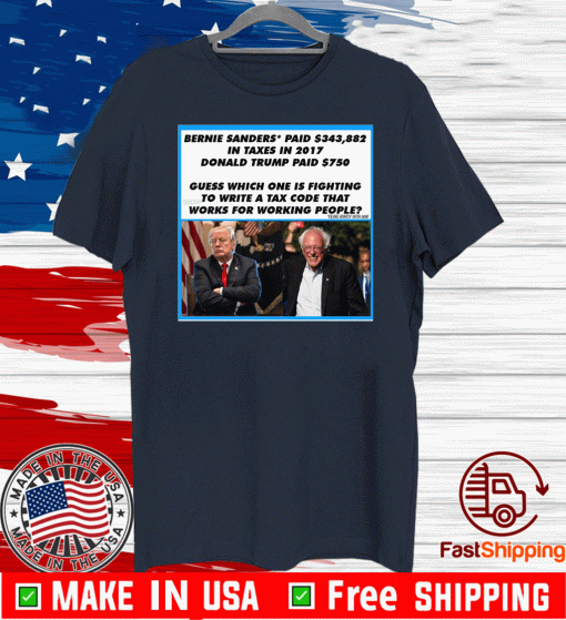 Bernie Sanders and Donald Trump Filing Jointly With Jane Shirt