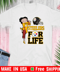 Betty Boop Steelers For Life Shirt