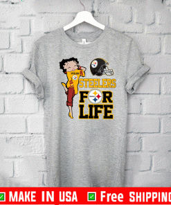 Betty Boop Steelers For Life Shirt