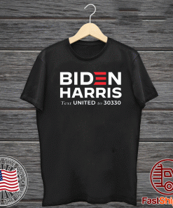 Biden Harris Text United To 30330 Shirt T-Shirt