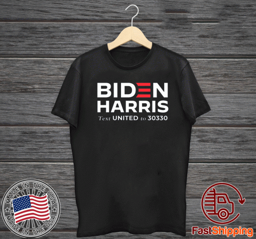 Biden Harris Text United To 30330 Shirt T-Shirt