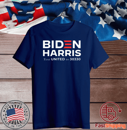 Biden Harris Text United To 30330 Shirt T-Shirt