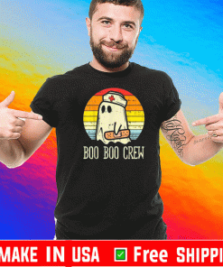Boo Boo Crew Ghost Nurse Retro Halloween T-Shirts
