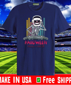 Buy Halloween dancing dj goofy marshmallow face for clubbing T-Shirt