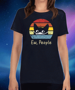 Cat Wear Mask Ew People Vintage 2020 T-Shirt