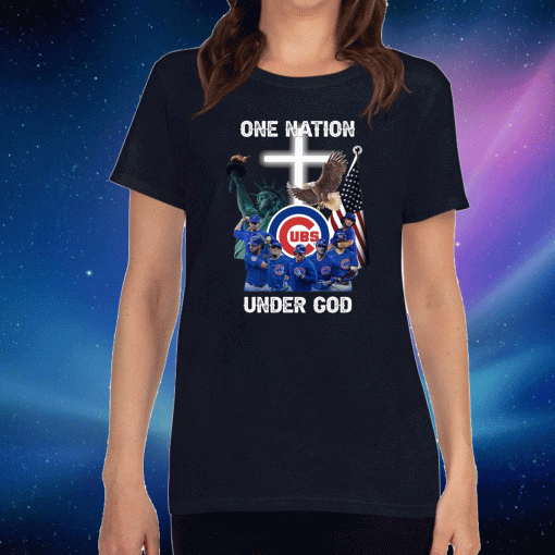 Chicago Cubs one nation under God Shirt