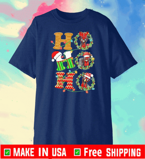 Chicken Hohoho Christmas Shirt