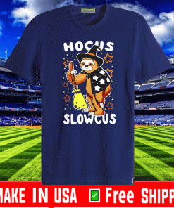 Cute sloth Hocus Slowcus Halloween T-Shirt GifT For Mens Womens And KIds