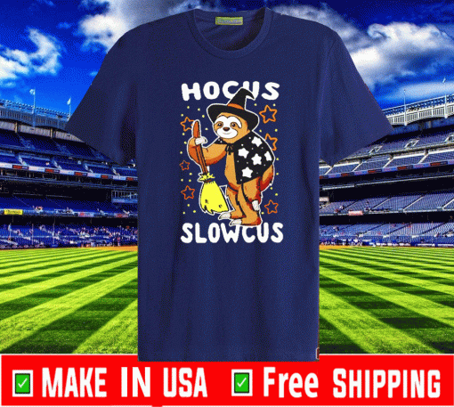 Cute sloth Hocus Slowcus Halloween T-Shirt GifT For Mens Womens And KIds